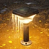 solar garden fence lights